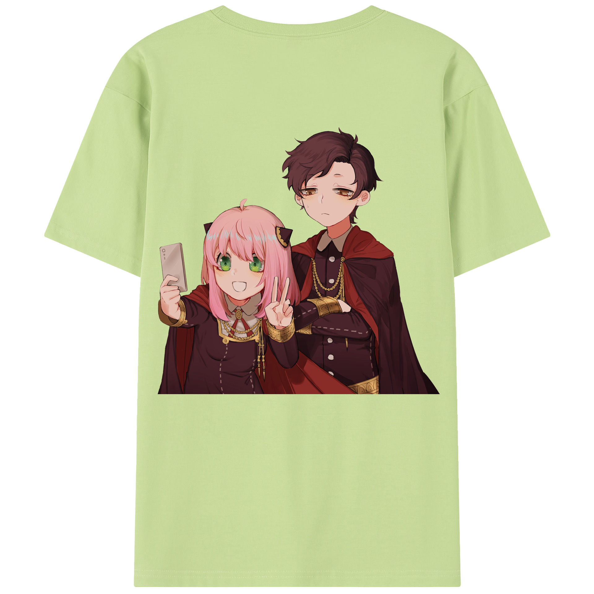 （画像用） SPY×FAMILY间谍家家酒 綿100％半袖Tシャツ（背面プリント）